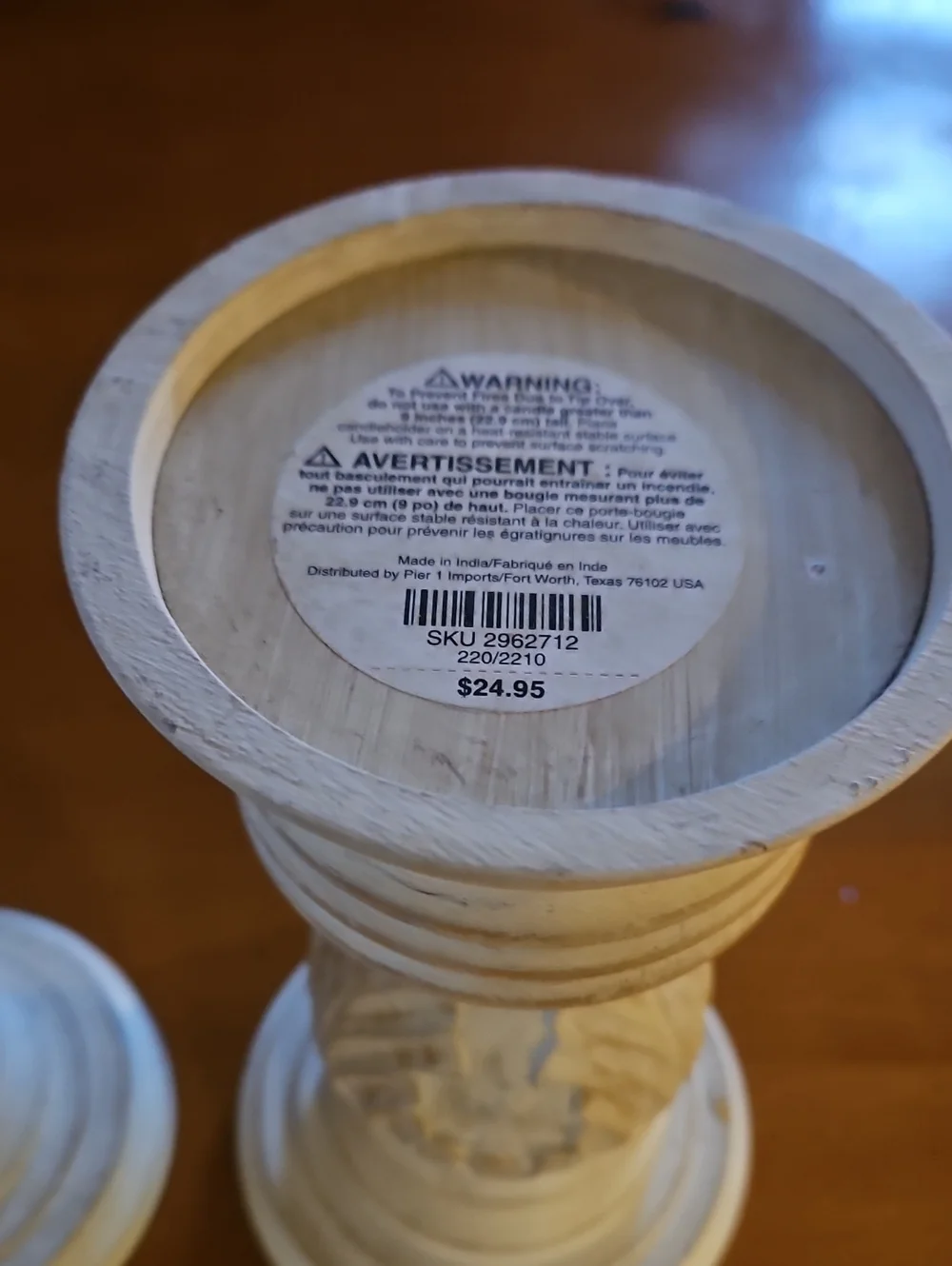 Pier 1 Chunky Candle Holders